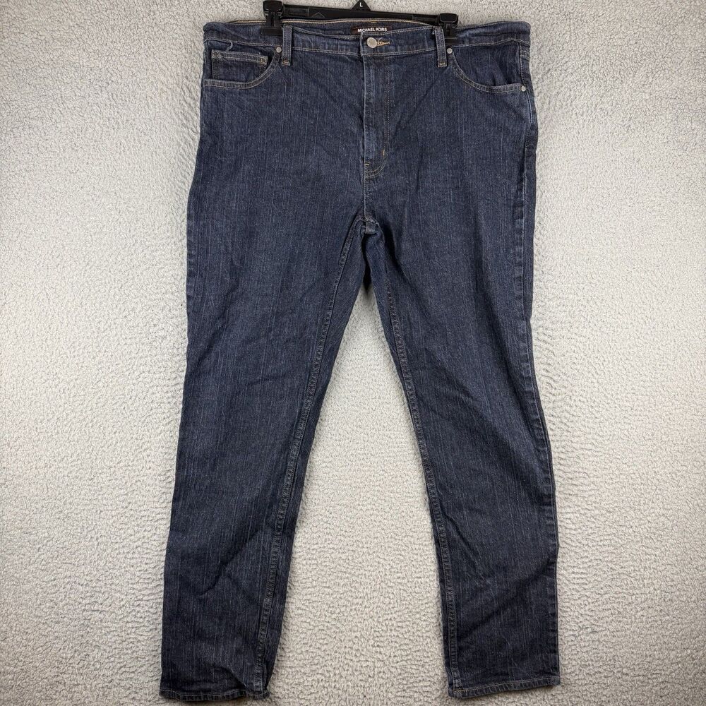 Michael Kors Men's 38x32 Grant Classic Fit Dark Wash Denim Jeans